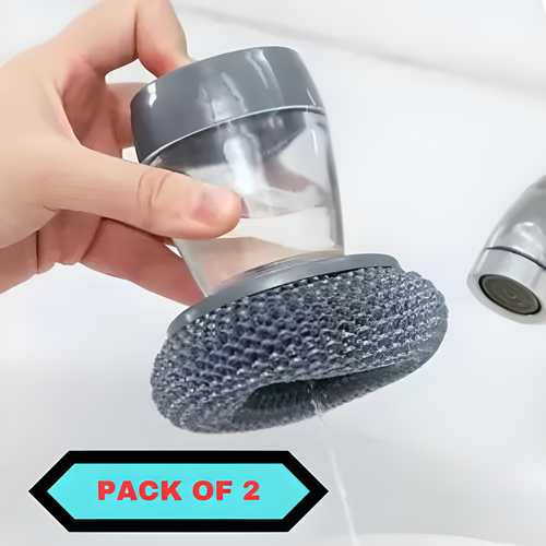 Kitchen Soap Dispensing Brush (Pack of 2)